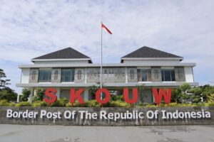 Pasar di PLBN Skouw
