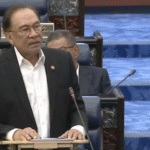 Malaysian Prime Minister Anwar Ibrahim speaks before the Dewan Rakyat in Kuala Lumpur, Malaysia, Tuesday (July 25, 2025). (Photo: YouTube/Parlimen Malaysia)