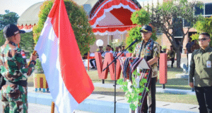 Sekretaris BNPP RI Buka Kirab Bendera dan Karnaval Budaya di PLBN Wini