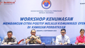 BNPP RI Gelar Workshop Kehumasan untuk Perkuat Publikasi dan Citra Positif Perbatasan Negara