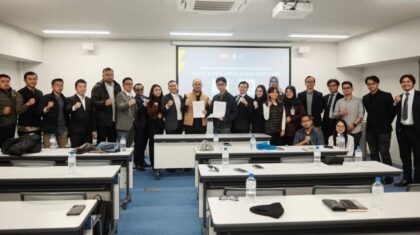 Badan Pengurus Pusat (BPP) Himpunan Pengusaha Muda Indonesia (HIPMI) dan Perhimpunan Pelajar Indonesia (PPI) Jepang menggelar Expert Insight Session di University of Tokyo, Kampus Komaba, Meguro City, pada 31 Januari 2026.